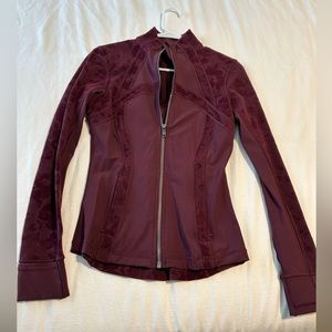 Lulu lemon defined jacket flocked - dark adobe